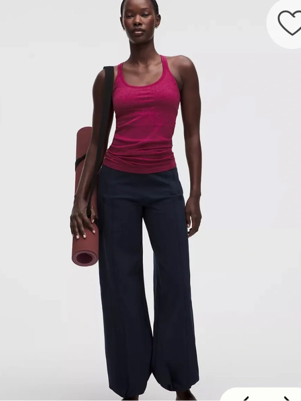 Lululemon Ebb to Street tank raspberry 4